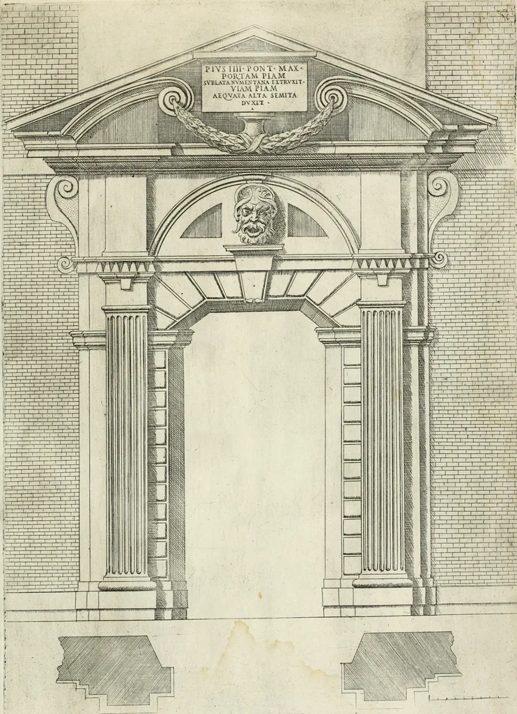 An illustration from Regola delli cinqve ordini d' architettvra, 1602, leaf 82