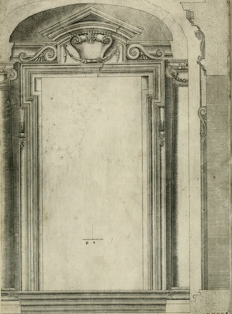 An illustration from Regola delli cinqve ordini d' architettvra, 1602, leaf 85