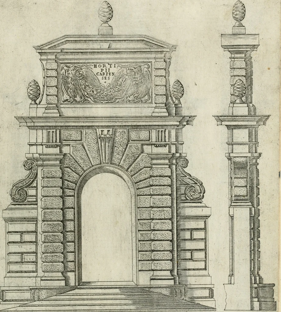 An illustration from Regola delli cinqve ordini d' architettvra, 1602, leaf 86