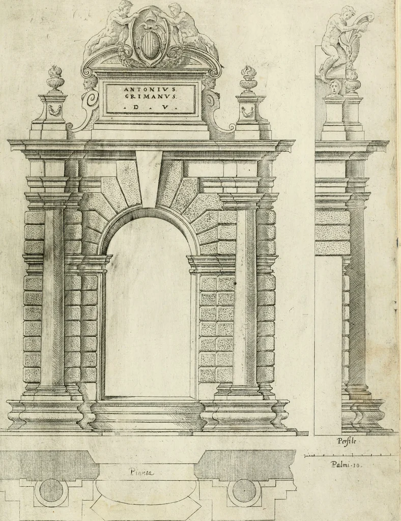 An illustration from Regola delli cinqve ordini d' architettvra, 1602, leaf 88
