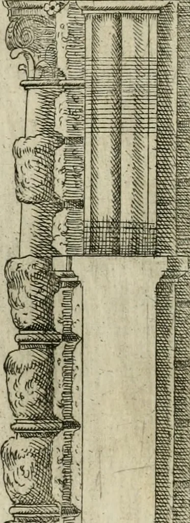 An illustration from Regola delli cinqve ordini d' architettvra, 1602, leaf 91