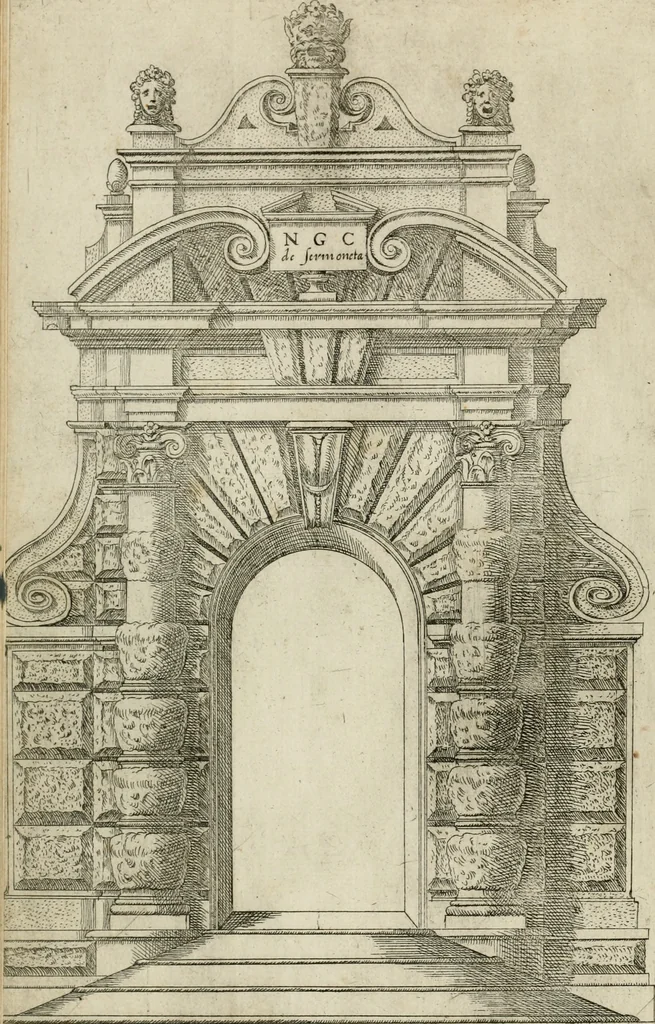 An illustration from Regola delli cinqve ordini d' architettvra, 1602, leaf 91