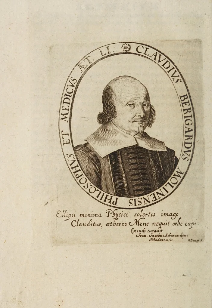 An illustration from Circulus pisanus Claudii Berigardi ... de veteri et perpatetica philosophia in Aristotelis libros octo Physicorum : quatuor De caelo : duos De ortu & interitu : quatuor De meteoris, & tres De anima .., 1661, leaf 24