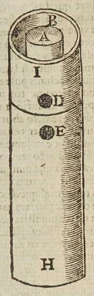 An illustration from Circulus pisanus Claudii Berigardi ... de veteri et perpatetica philosophia in Aristotelis libros octo Physicorum : quatuor De caelo : duos De ortu & interitu : quatuor De meteoris, & tres De anima .., 1661, leaf 559