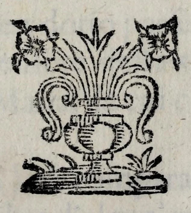 An illustration from Circvncisione delle comedie : sermone, che contro l'abvso di esse predicò in San Vincentio la sera della Circuncisione dell'anno 1629 il padre Giaime Alberto, rettor del Collegio della Compagnia di Giesv della città di Huesca ; stampato in Lerida il medesimo anno 1629, e tradotto di spagnuolo in italiano dal signor Alessandro Adimari, 1667, leaf 5