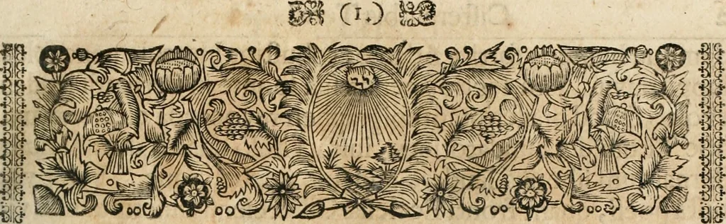 An illustration from Cistercium bis-tertium seu Historia elogialis, in qua sacerrimi ordinis cisterciensis anno Domini 1698 à sui origine sexies, seu bis-ter saecularis primordia, incrementa, praeclara gesta ... connexiones cum religiosis ordinibus, coenobiorum series per terras austriacas ., 1700, leaf 28
