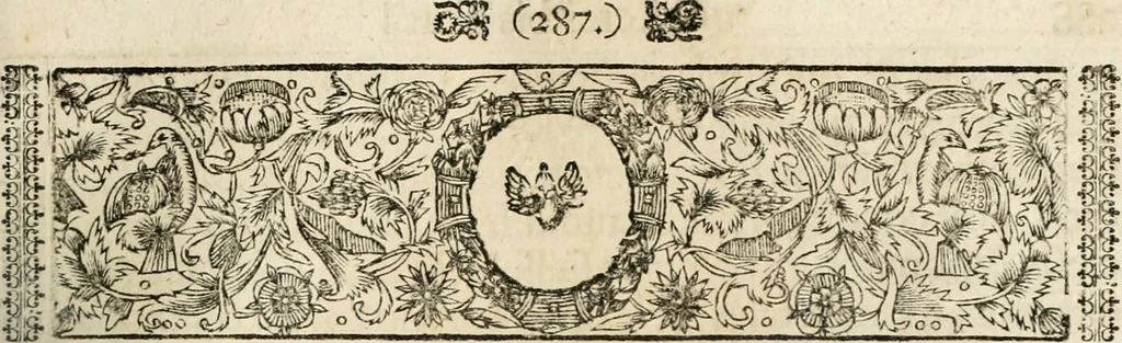 An illustration from Cistercium bis-tertium seu Historia elogialis, in qua sacerrimi ordinis cisterciensis anno Domini 1698 à sui origine sexies, seu bis-ter saecularis primordia, incrementa, praeclara gesta ... connexiones cum religiosis ordinibus, coenobiorum series per terras austriacas ., 1700, leaf 314