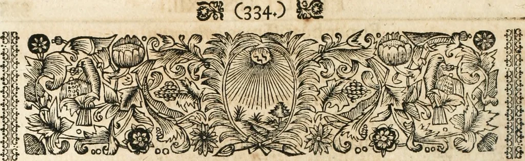 An illustration from Cistercium bis-tertium seu Historia elogialis, in qua sacerrimi ordinis cisterciensis anno Domini 1698 à sui origine sexies, seu bis-ter saecularis primordia, incrementa, praeclara gesta ... connexiones cum religiosis ordinibus, coenobiorum series per terras austriacas ., 1700, leaf 361