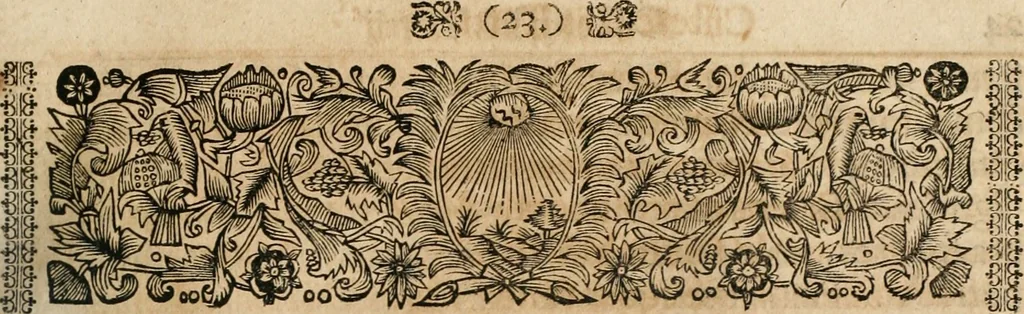 An illustration from Cistercium bis-tertium seu Historia elogialis, in qua sacerrimi ordinis cisterciensis anno Domini 1698 à sui origine sexies, seu bis-ter saecularis primordia, incrementa, praeclara gesta ... connexiones cum religiosis ordinibus, coenobiorum series per terras austriacas ., 1700, leaf 50