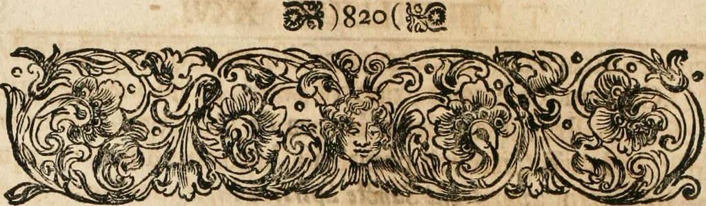 An illustration from Cistercium bis-tertium seu Historia elogialis, in qua sacerrimi ordinis cisterciensis anno Domini 1698 à sui origine sexies, seu bis-ter saecularis primordia, incrementa, praeclara gesta ... connexiones cum religiosis ordinibus, coenobiorum series per terras austriacas ., 1700, leaf 851