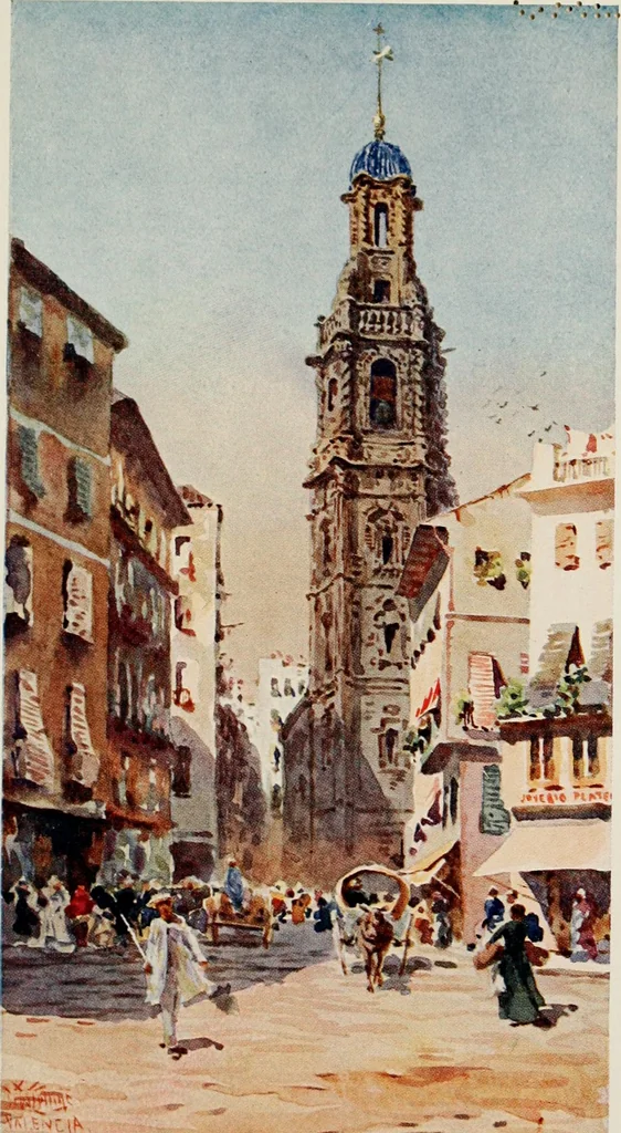 An illustration from Cathedral cities of Spain, 1909, leaf 122