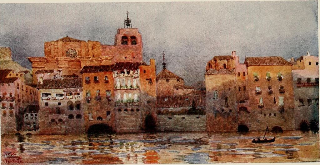 An illustration from Cathedral cities of Spain, 1909, leaf 130