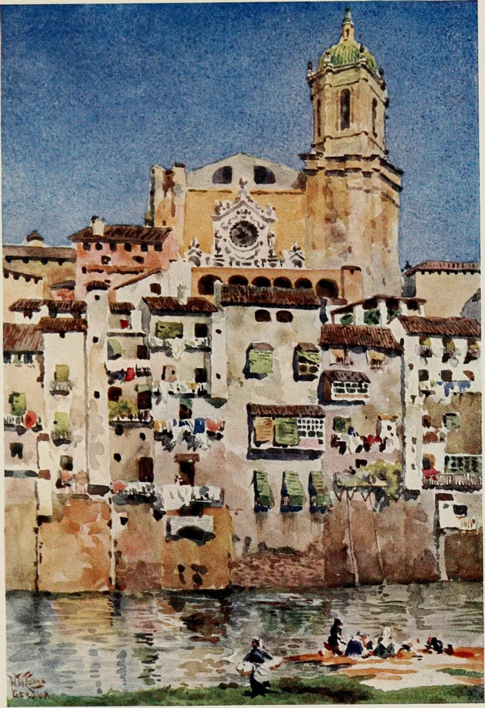 An illustration from Cathedral cities of Spain, 1909, leaf 166