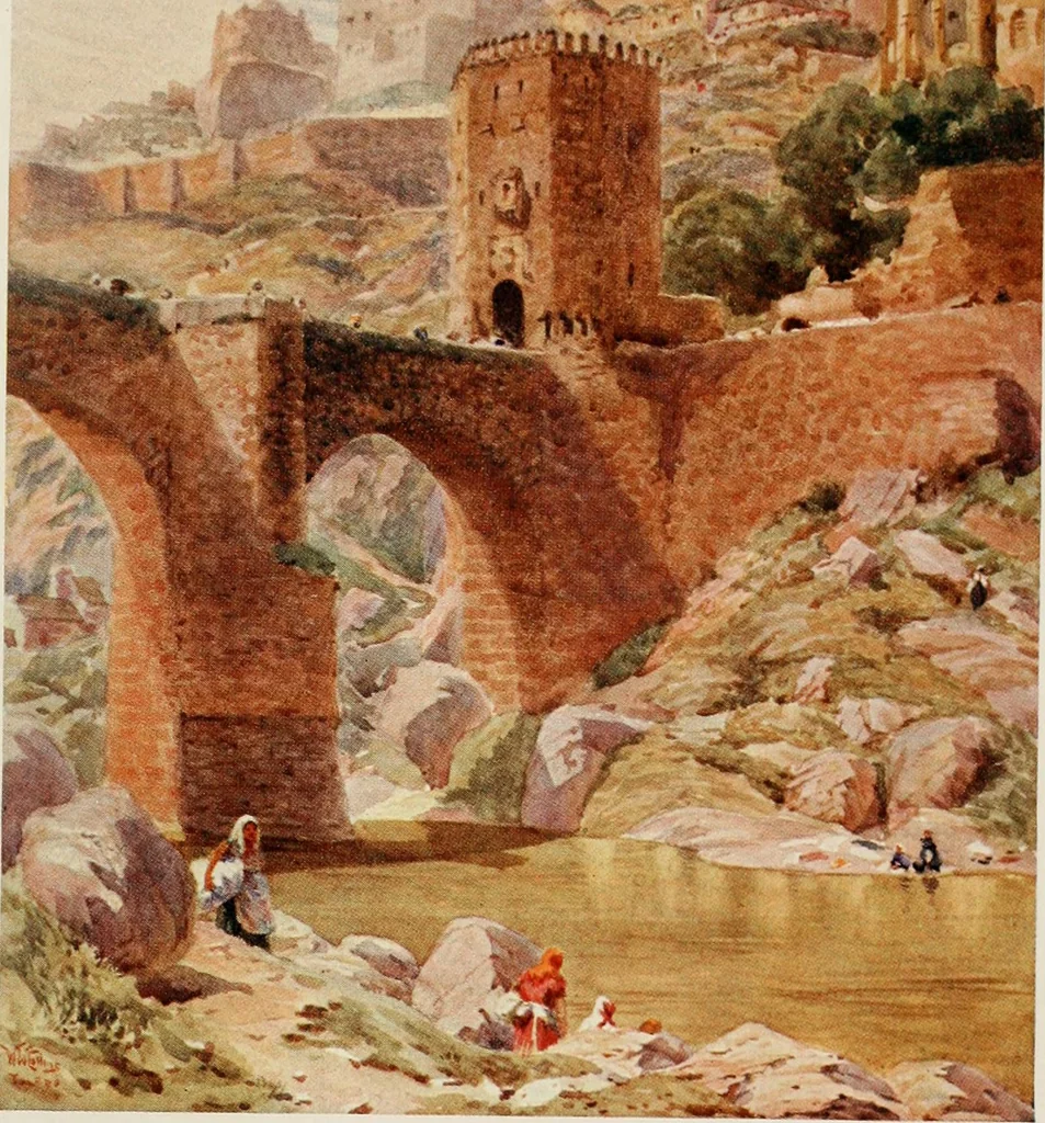 An illustration from Cathedral cities of Spain, 1909, leaf 172