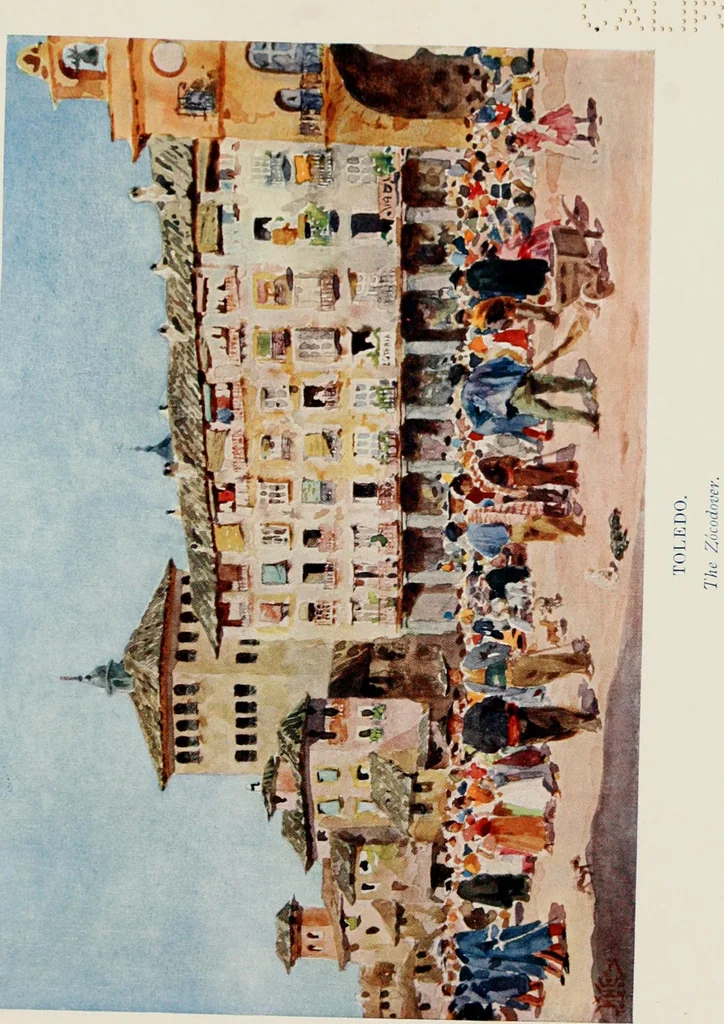 An illustration from Cathedral cities of Spain, 1909, leaf 176