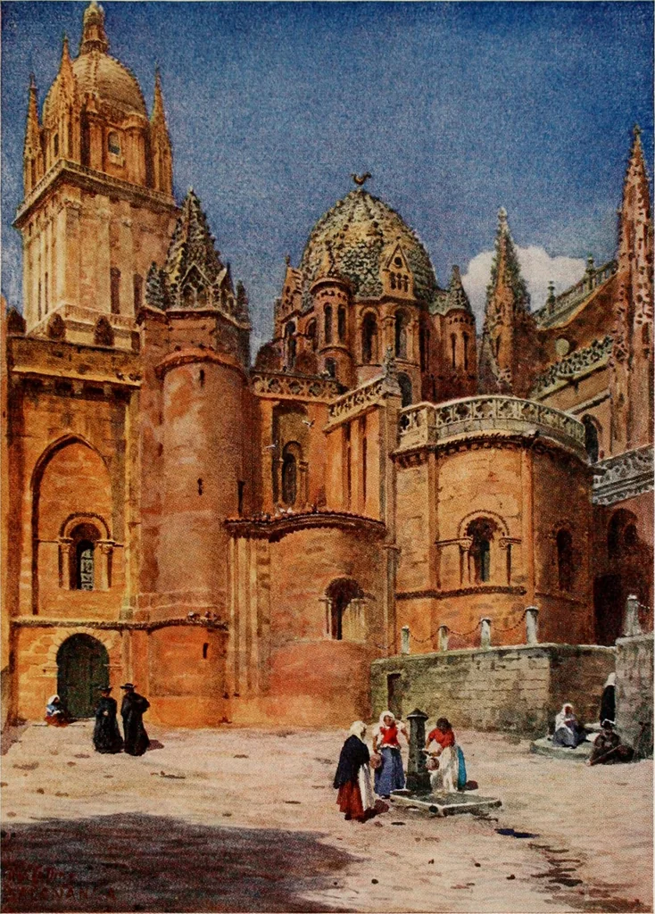 An illustration from Cathedral cities of Spain, 1909, leaf 198