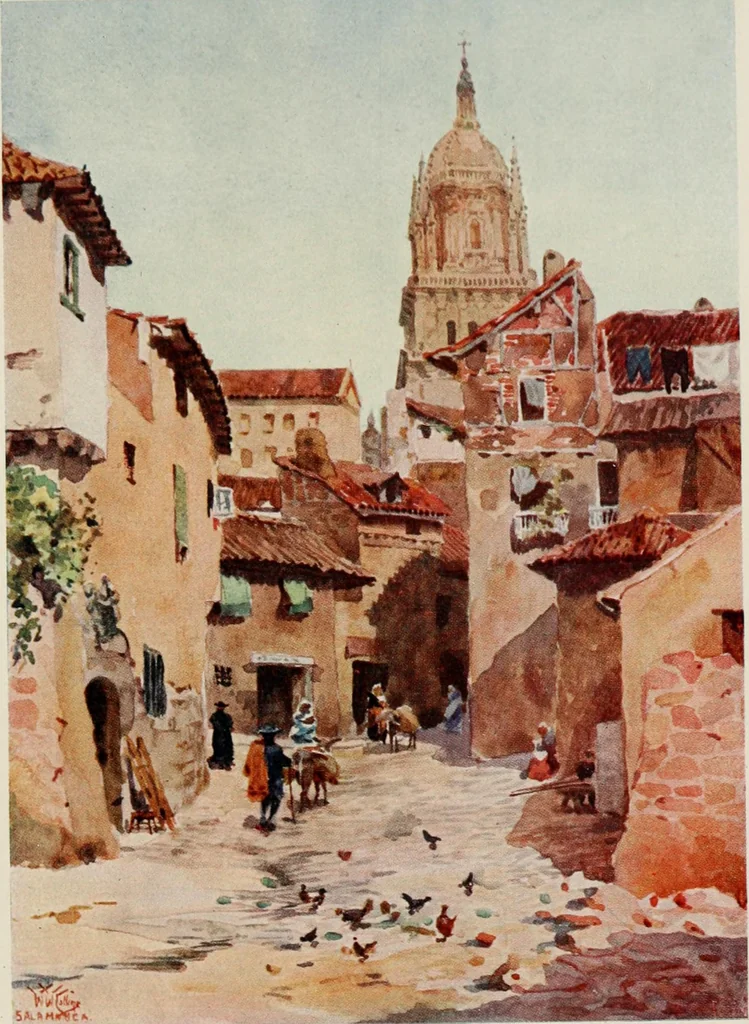 An illustration from Cathedral cities of Spain, 1909, leaf 204