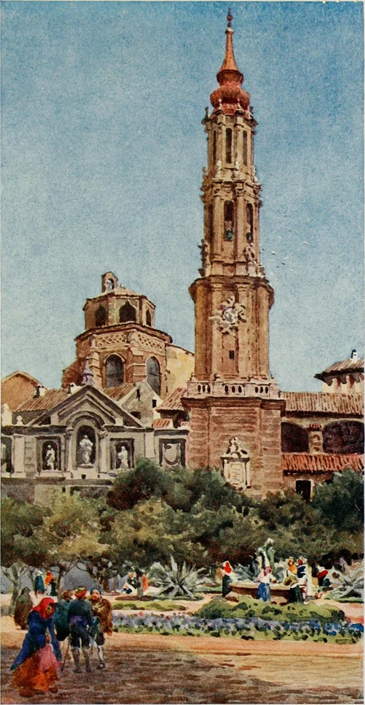 An illustration from Cathedral cities of Spain, 1909, leaf 250