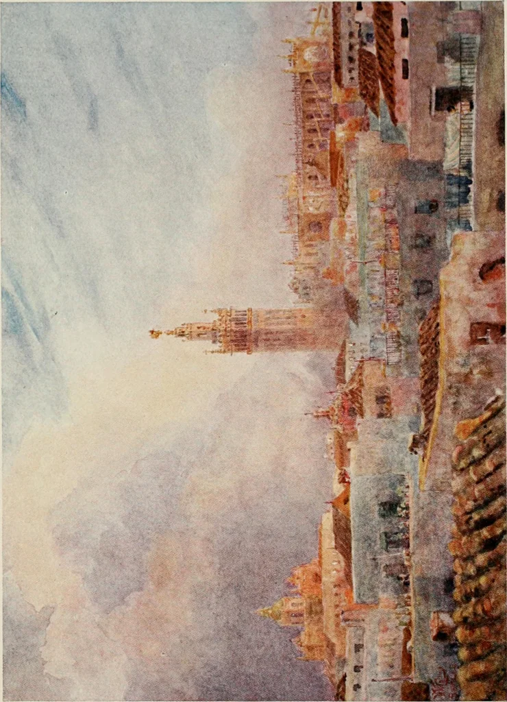 An illustration from Cathedral cities of Spain, 1909, leaf 30