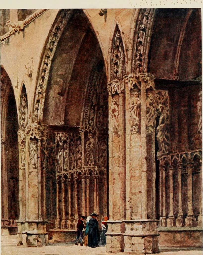An illustration from Cathedral cities of Spain, 1909, leaf 310