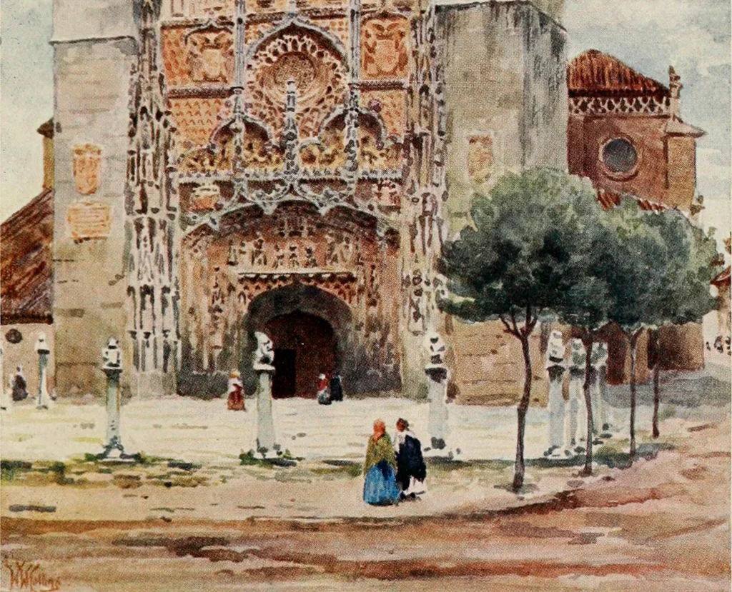 An illustration from Cathedral cities of Spain, 1909, leaf 336