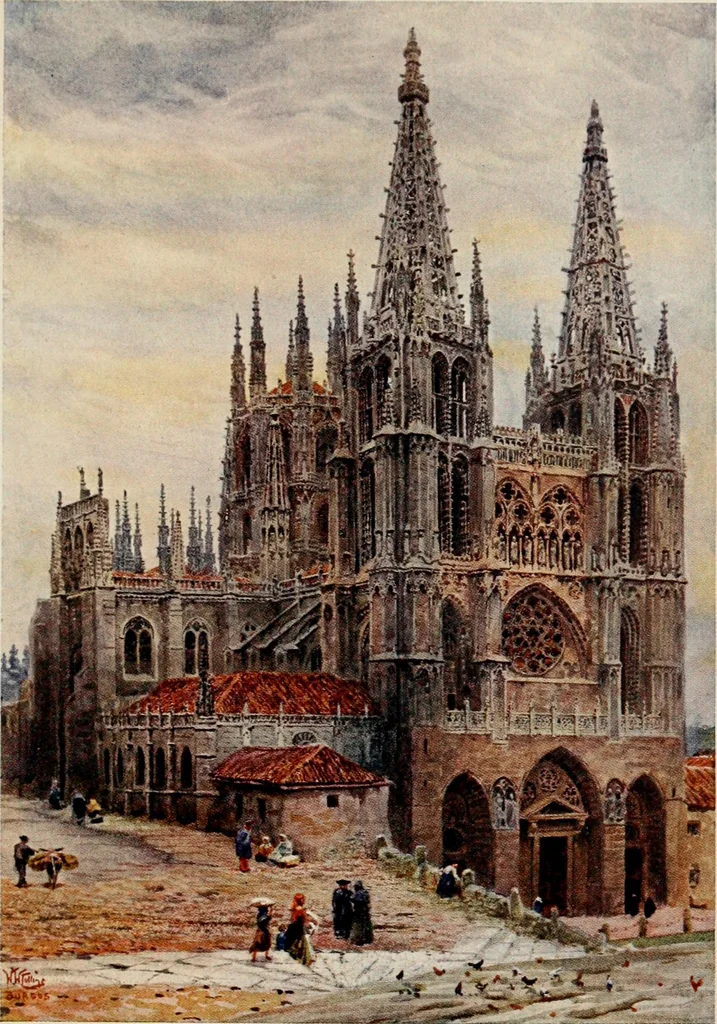An illustration from Cathedral cities of Spain, 1909, leaf 348