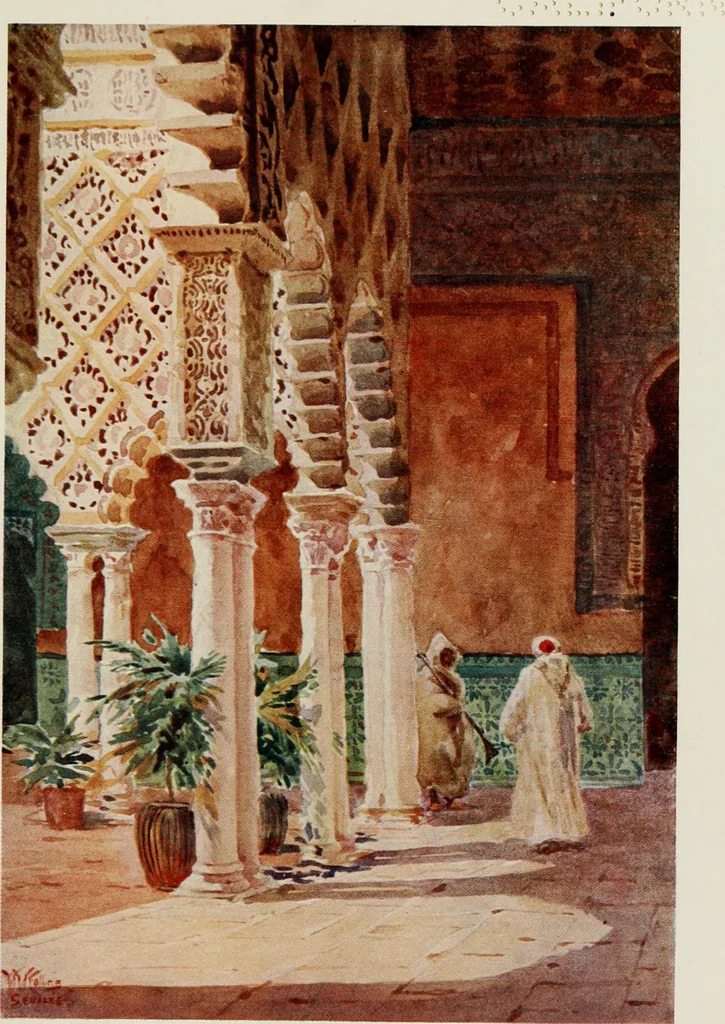An illustration from Cathedral cities of Spain, 1909, leaf 42