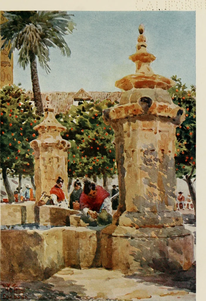 An illustration from Cathedral cities of Spain, 1909, leaf 50