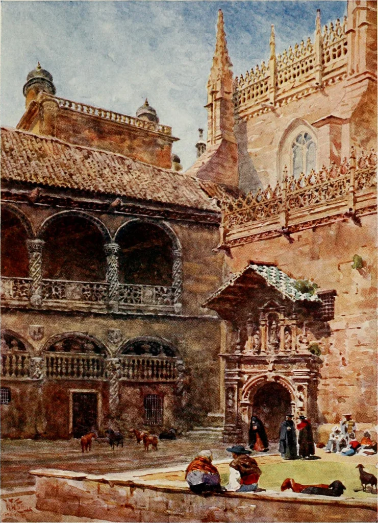 An illustration from Cathedral cities of Spain, 1909, leaf 68
