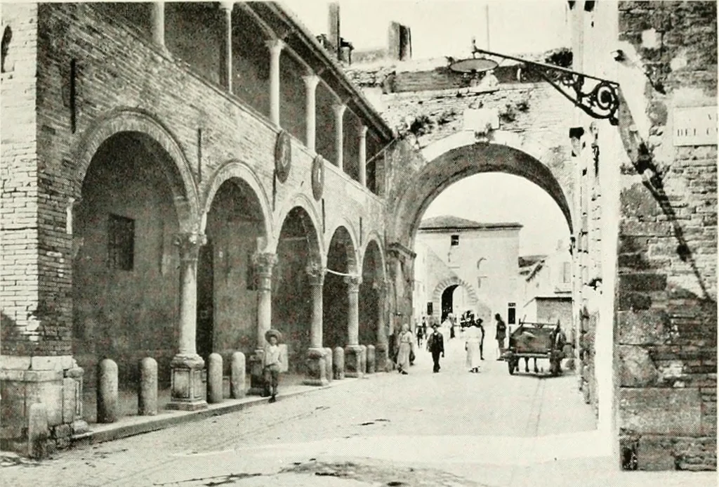 An illustration from The cities of Romagna and the Marches, 1913, leaf 186