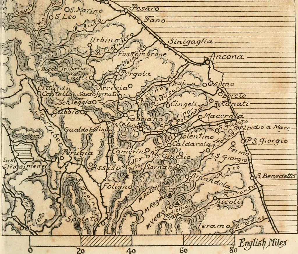 An illustration from The cities of Romagna and the Marches, 1913, leaf 2