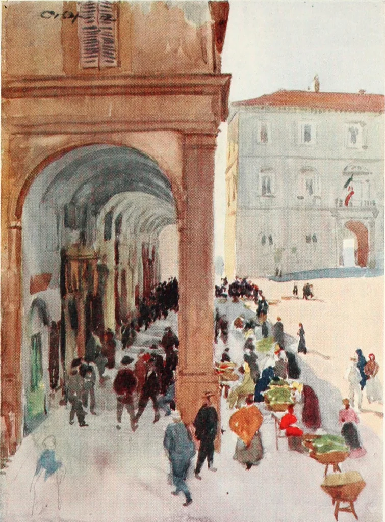 An illustration from The cities of Romagna and the Marches, 1913, leaf 248
