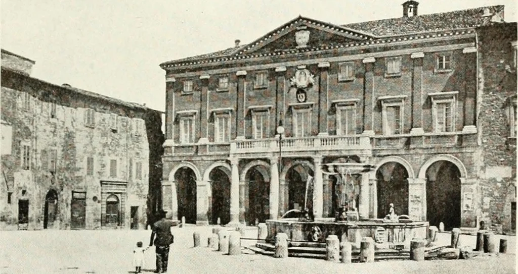 An illustration from The cities of Romagna and the Marches, 1913, leaf 326