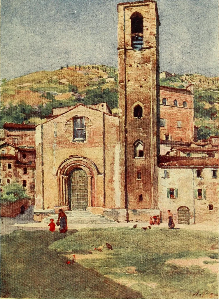 An illustration from The cities of Umbria, 1905, leaf 154