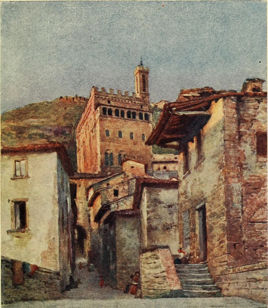 An illustration from The cities of Umbria, 1905, leaf 160