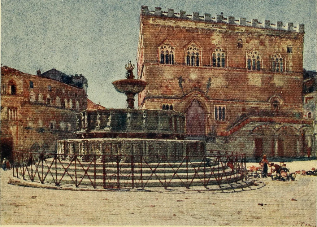 An illustration from The cities of Umbria, 1905, leaf 28