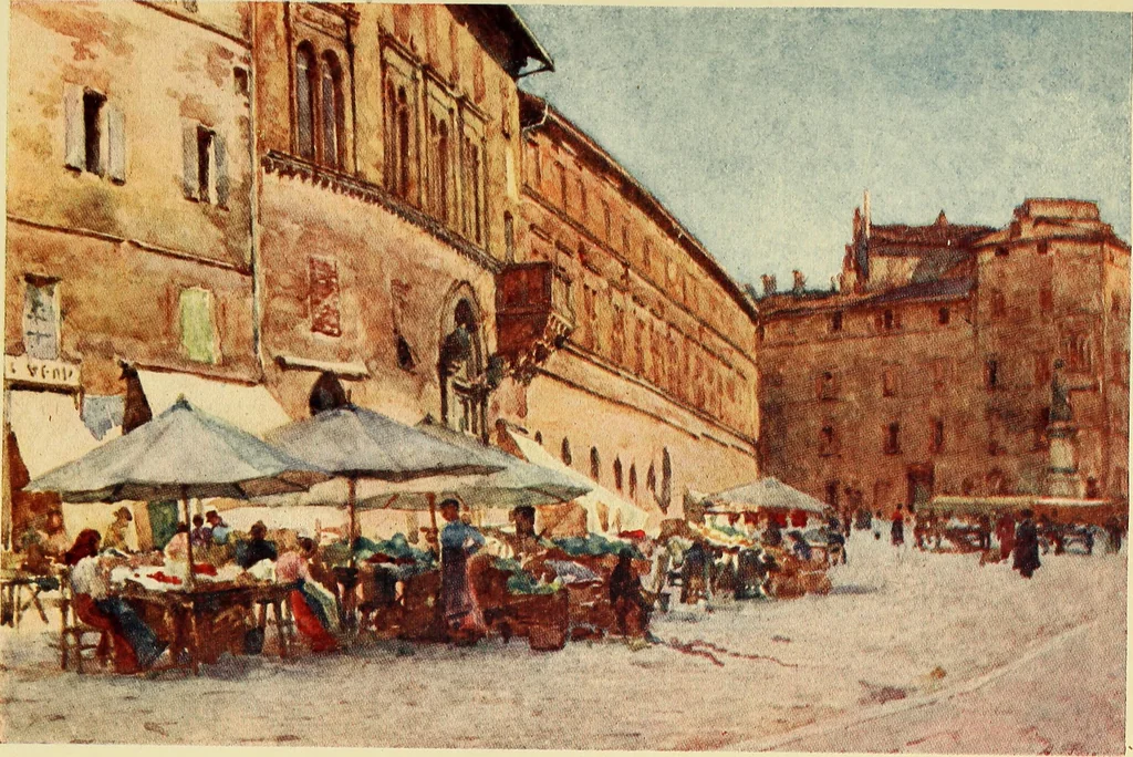 An illustration from The cities of Umbria, 1905, leaf 38
