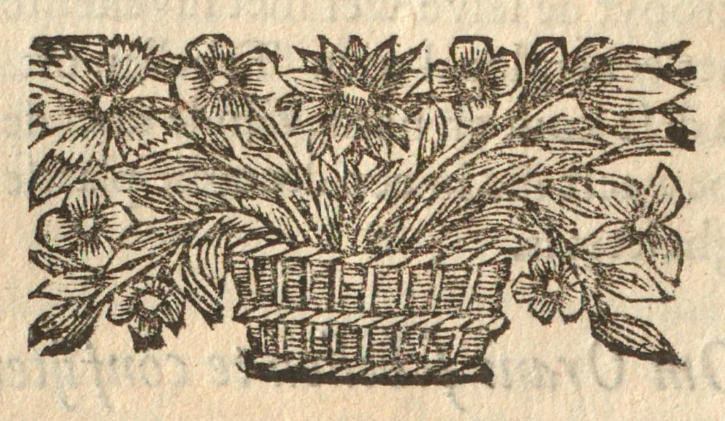 An illustration from Citricultura, oft, Regeringhe der uythemsche boomen te weten oranien, citroenen, limoenen, granaten, laurieren en andere : waer in beschreven is de gedaente ende kennisse der boomen, met hunne bloemen, bladeren en vruchten : van ieder geslacht in het besonder : als oock van den ranck-appel, oprechten laurier van America, den caneel-boom : ende besonderlijck van den verboden Adams oft paradys-appel : daer beneffens de natuere, kracht, en ghebruyck, haer deught en ondeught van ieder vrucht en plant : waer by oock grondigh gheleert wordt het zaeyen, mesten, planten, oculeren, inten, afsuyghen, inlegghen, besnoeyen, en begieten : oock de kennisse van het treuren ofte sieckten der boome, ende haere behulp-middelen : met alle het ghene dese boomen (soo wel in den winter, als in den somer) tot welstandt zijn versoeckende : ende dat alles naer den eysch van ons Nederlandts climaet, 1682, leaf 92