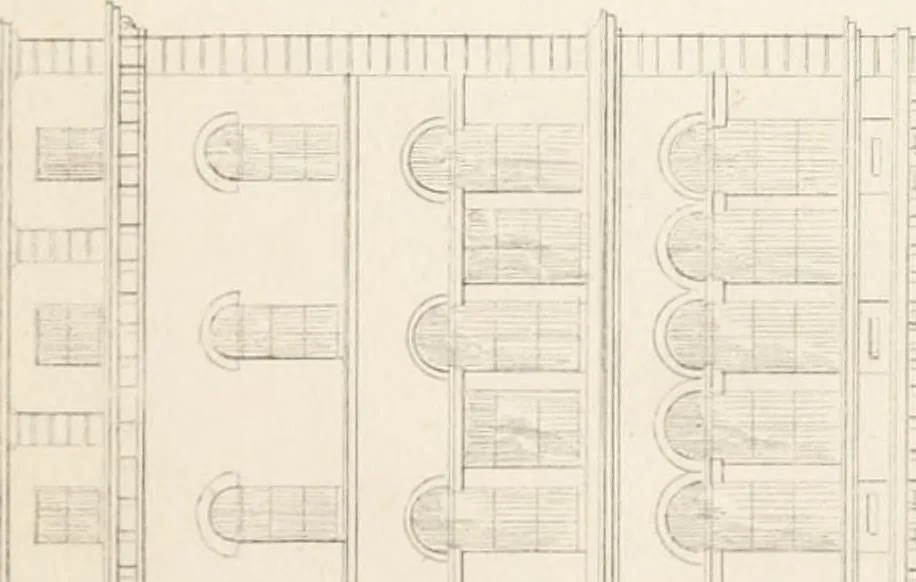 An illustration from City architecture; or, Designs for dwelling houses, stores, hotels, etc. In 20 plates. With descriptions and an essay on the principles of design, 1854, leaf 48
