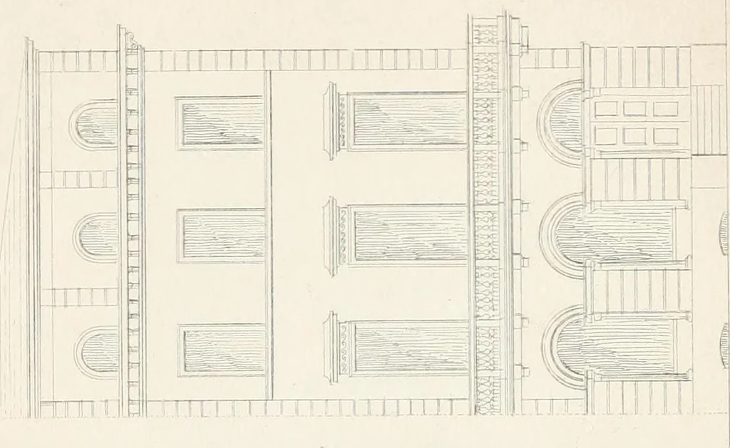 An illustration from City architecture; or, Designs for dwelling houses, stores, hotels, etc. In 20 plates. With descriptions and an essay on the principles of design, 1854, leaf 55