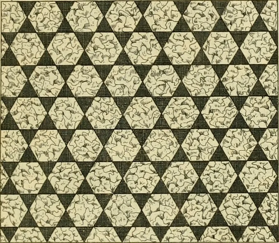 An illustration from The city and country builder's and workman's treasury of designs : or, The art of drawing and working the ornamental parts of architecture. Illustrated by upwards of four hundred grand designs, neatly engraved one hundred and eighty-fix Copper plates, for piers, gates, doors, windowns, niches, buffets, cisterns, chimney pieces, tabernacle frames, pavements, frets, gulochi's, pulpits, types, altar pieces, monuments, fonts, obelisques, pedestals, for sun-dials, busto's and stone tables, book-cafes, cielings and iron works ; proprortioned by Aliquot Pars ; with an appendix of fourteen plates of strusses for girders and beams, different sorts of rafters, and a variety of roofs, &c ; to which are prefix'd the five orders of columns, according to Andrea Palladio ; whose members are apportioned by Aliquot Pars, in a more easy manner, than has yet been done ; the whole interspersed with sure rules for working all the varieties of raking members in pediments, modilions, &c. the like, for the immediate use of workmen, never published before in any language, 1741, leaf 214