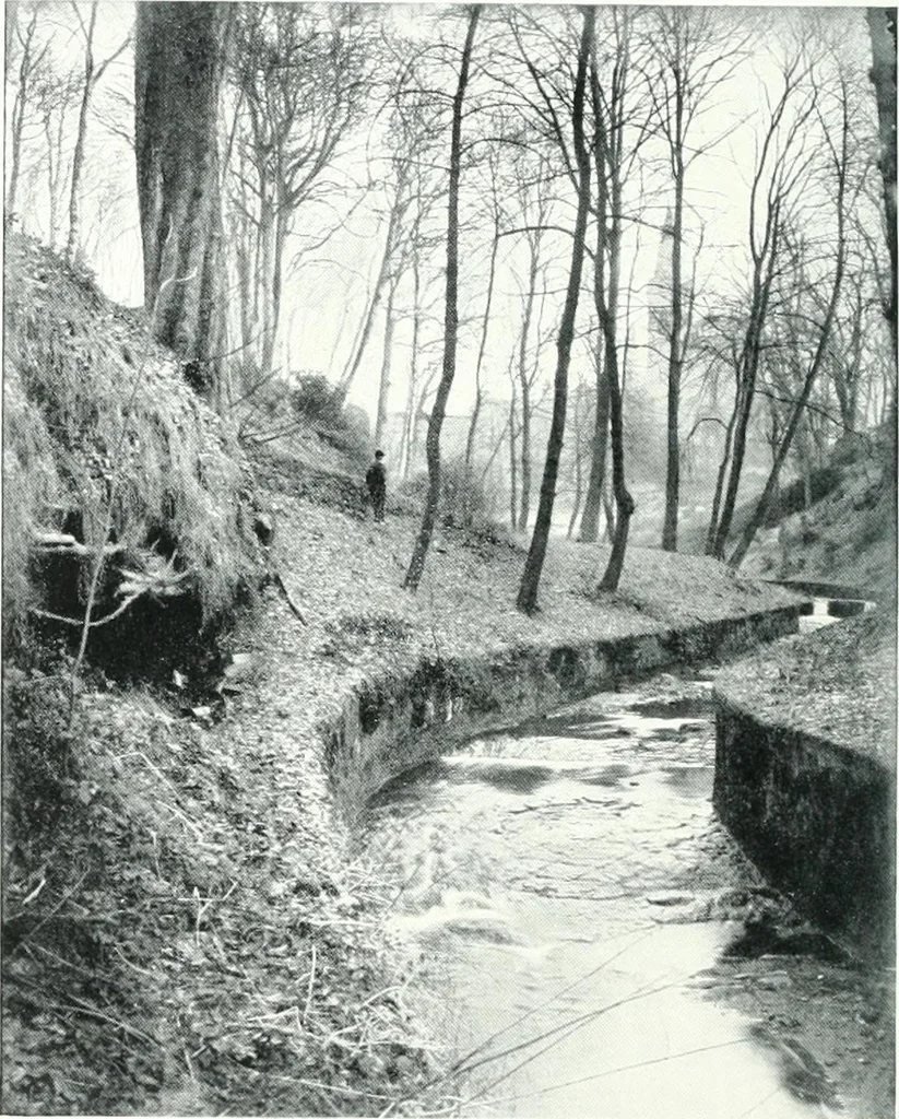 An illustration from City development, a study of parks, gardens, and culture-institutes; a report to the Carnegie Dunfermline trust, 1904, leaf 111