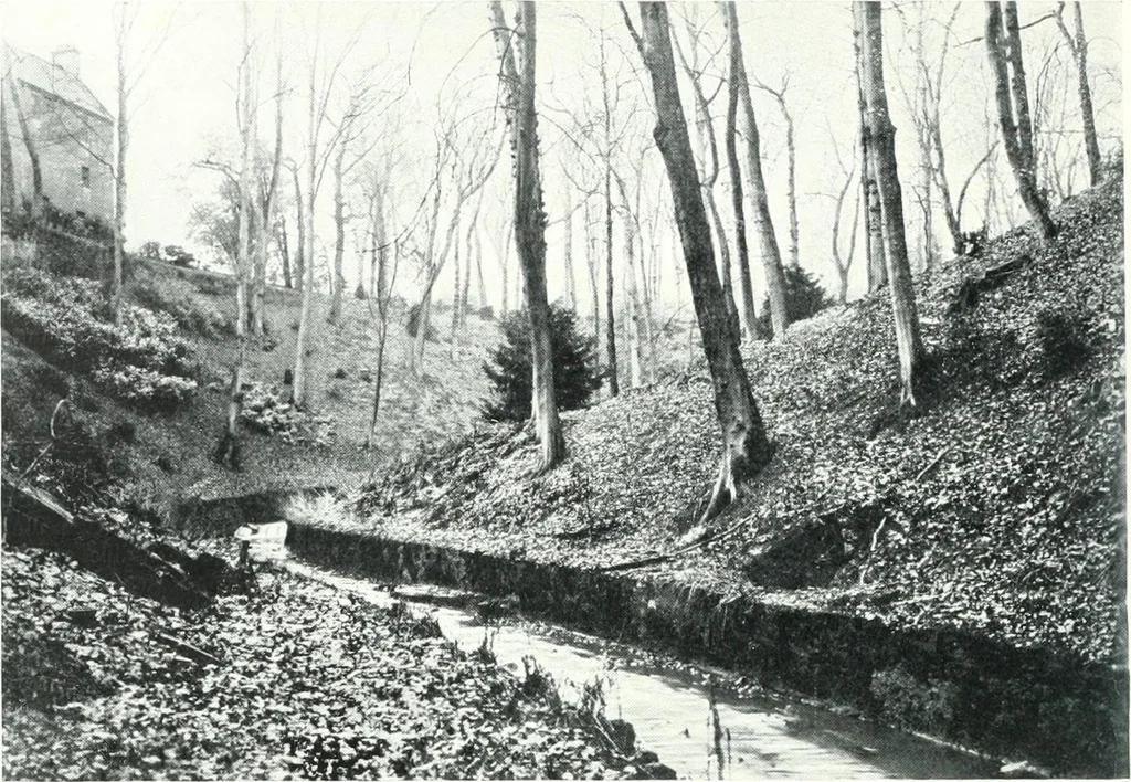An illustration from City development, a study of parks, gardens, and culture-institutes; a report to the Carnegie Dunfermline trust, 1904, leaf 113