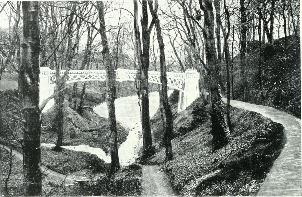 An illustration from City development, a study of parks, gardens, and culture-institutes; a report to the Carnegie Dunfermline trust, 1904, leaf 117