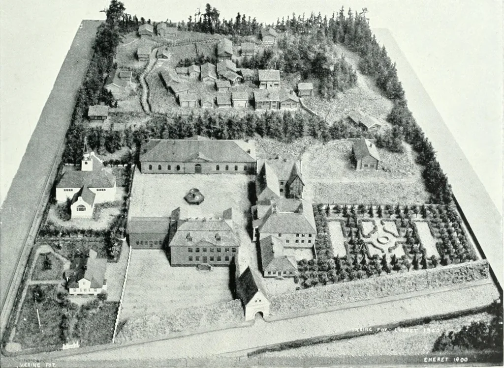 An illustration from City development, a study of parks, gardens, and culture-institutes; a report to the Carnegie Dunfermline trust, 1904, leaf 134
