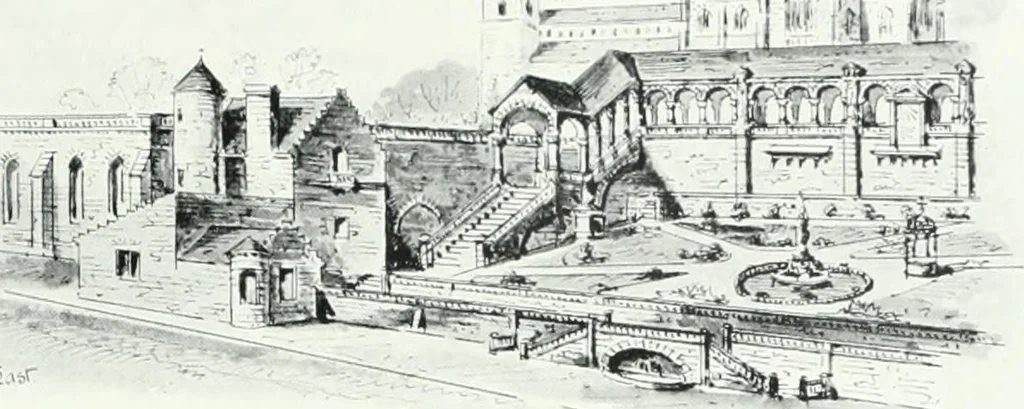 An illustration from City development, a study of parks, gardens, and culture-institutes; a report to the Carnegie Dunfermline trust, 1904, leaf 164