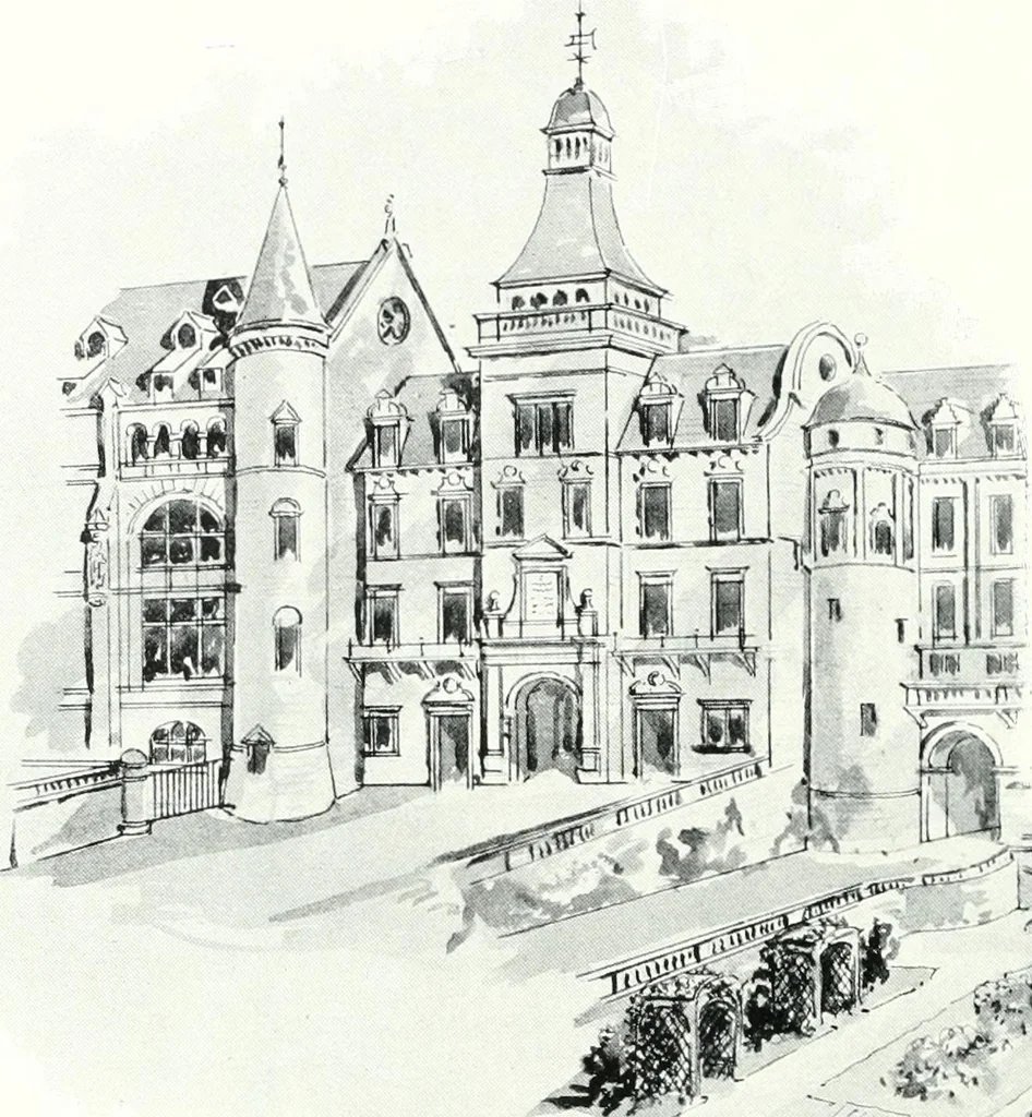 An illustration from City development, a study of parks, gardens, and culture-institutes; a report to the Carnegie Dunfermline trust, 1904, leaf 171