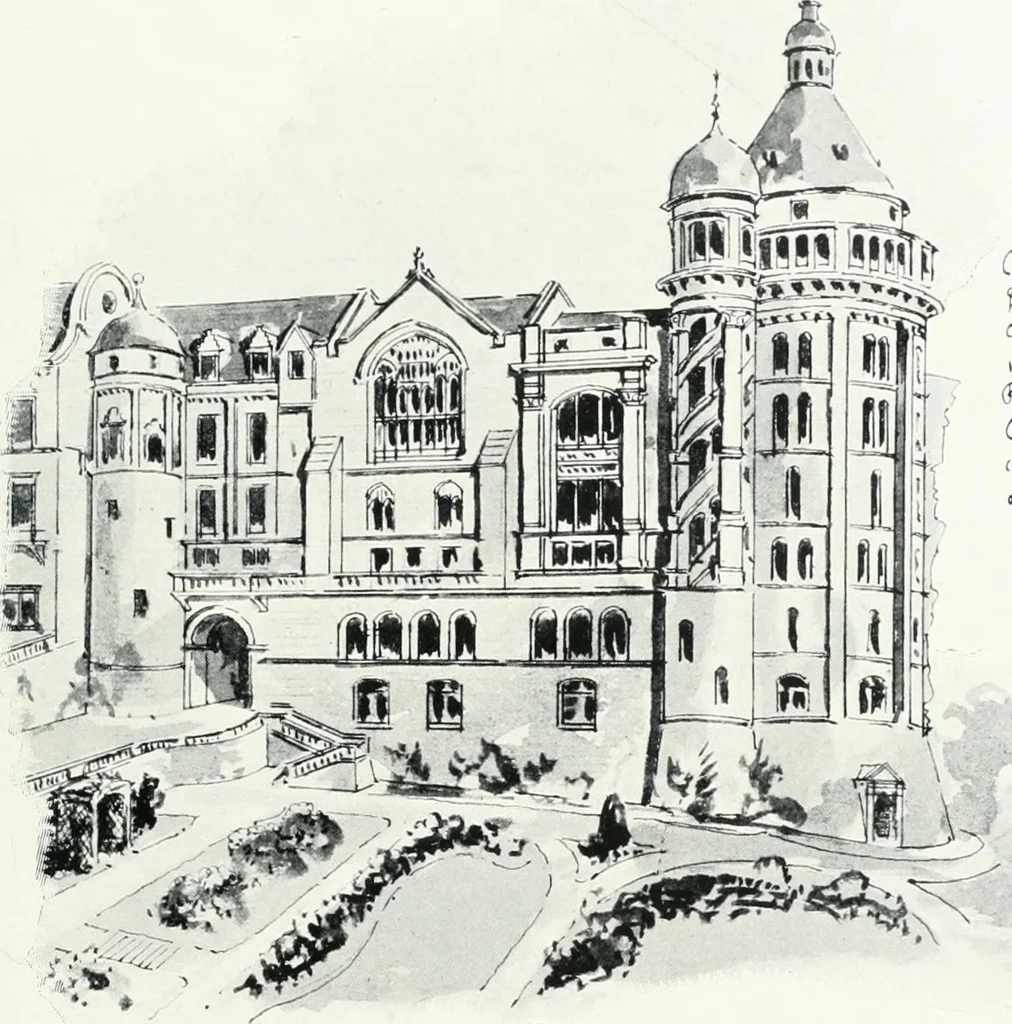 An illustration from City development, a study of parks, gardens, and culture-institutes; a report to the Carnegie Dunfermline trust, 1904, leaf 172
