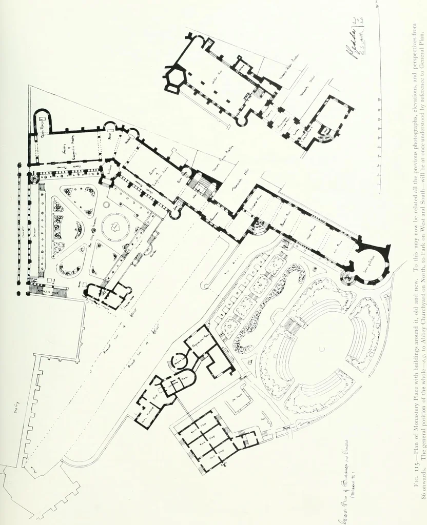 An illustration from City development, a study of parks, gardens, and culture-institutes; a report to the Carnegie Dunfermline trust, 1904, leaf 174