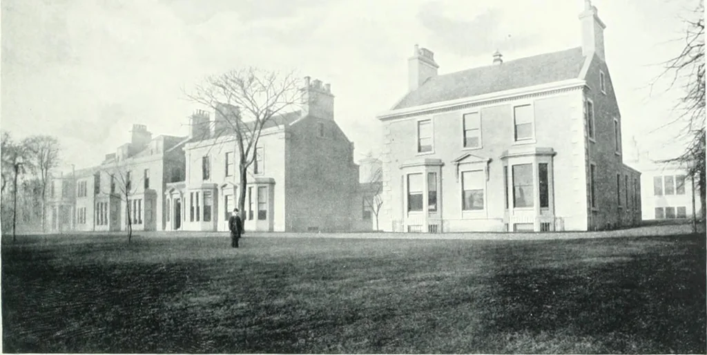 An illustration from City development, a study of parks, gardens, and culture-institutes; a report to the Carnegie Dunfermline trust, 1904, leaf 24
